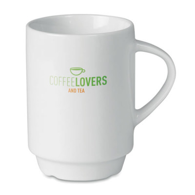 Mug empilable porcelaine publicitaire