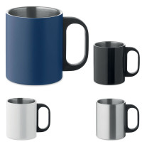mug métal couleur à poignée personnalisé avec votre logo