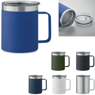 Tasse isotherme personnalisée à poignée en métal mug publicitaire
