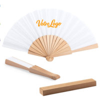 éventail blanc personnalisé pour mariage et fêtes pas cher