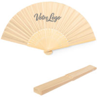 Eventail personnalisable logo mariage, prénom pour particulier, entreprise, association