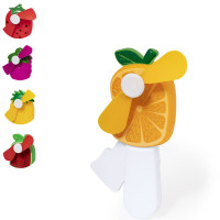 Ventilateur personnalisé publicitaire manuel en forme de fruit (fraise, ananas, raisin, pastèque ou orange)
