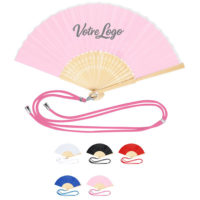éventail personnalisé logo entreprise ou texte mariage
