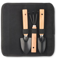 Kit outil jardinage avec son étui personnalisable par impression ou gravure de votre logo ou texte