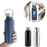 Bouteille isotherme thermique à poignée personnalisable grande contenance 810 ml