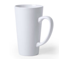Grand mug blanc personnalisé avec votre logo et ou texte