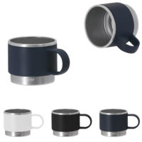 Petite tasse en métal personnalisable avec votre logo et ou texte