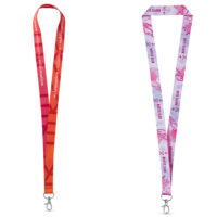 Cordon tour de cou porte badge personnalisé avec votre logo en sublimation