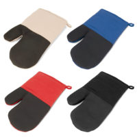 Gant de cuisine bicolore personnalisable par impression avec votre logo et ou texte