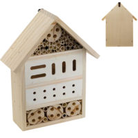 Maison à insectes personnalisée logo et texte. Hôtel à insectes Goodies Jardin