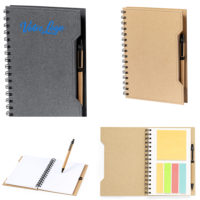 Carnet stylo, format A5 à spirale personnalisé avec votre logo et ou texte