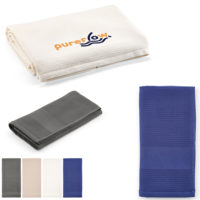 Drap de bain personnalisé pas cher avec votre logo, prénom ou texte slogan par broderie ou impression